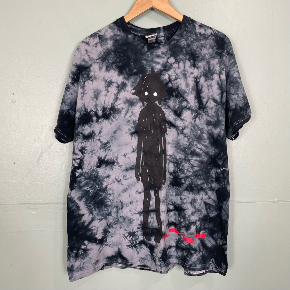 Omiri Omocat Stranger Shirt Tie Dye Official Sz XL Black